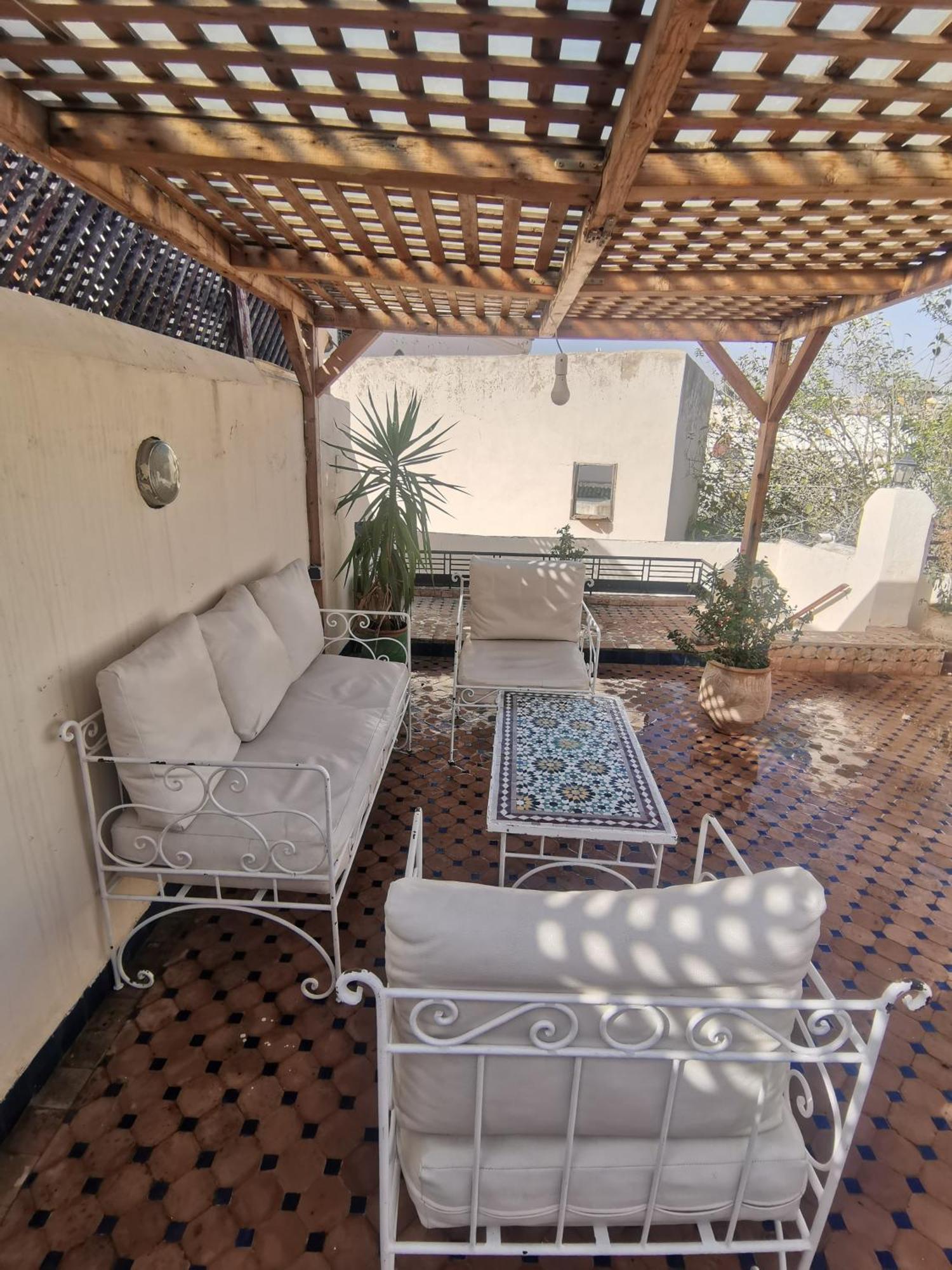 Riad Avec Terrasse Privee Et Piscine Partagee A 300M Fez Eksteriør billede